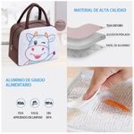 Lonchera-Termica-Fiambrera-para-Niños-Diseño-Vaquita-Marron-76L-