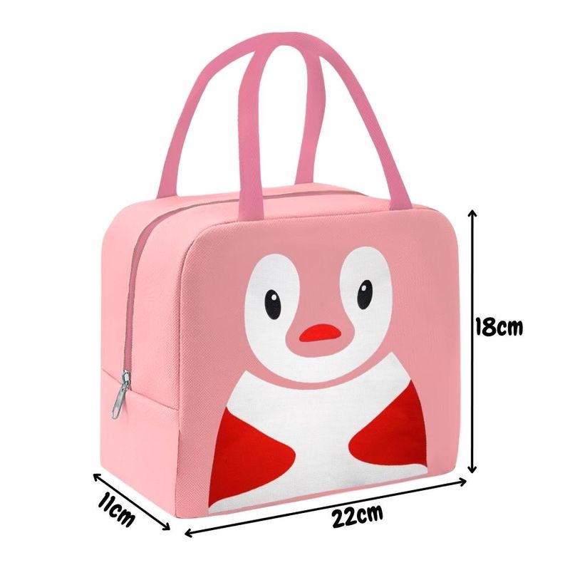 Lonchera-Termica-Fiambrera-para-Niños-Diseño-Pinguino-Rosado-067L-