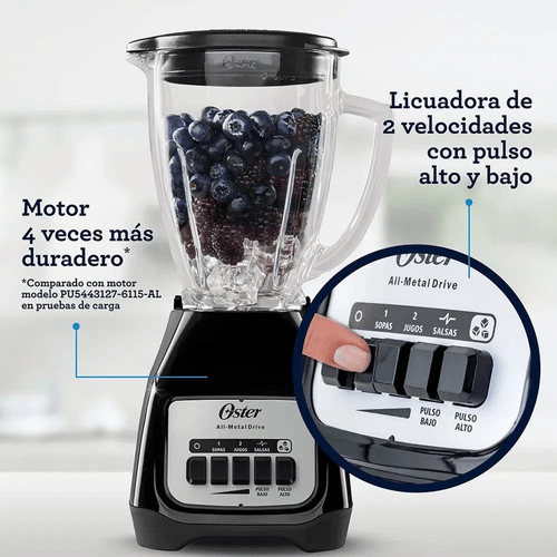 Licuadora 2 velocidades BLSTKAG-BPB 053 Negro
