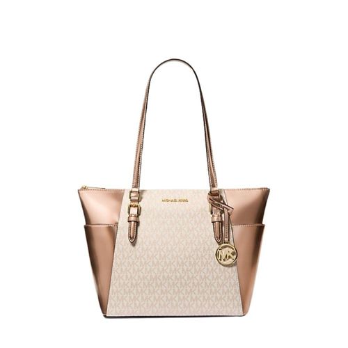 Cartera Tote Michael Kors Charlotte - Rose Gold