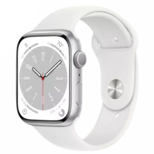 Smart Watch H12 Pro Plus 4GB Rom Series 9 Bisel Plata Correa Blanca