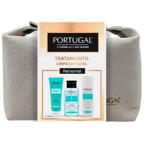 Estuche Mujer PORTUGAL Exfoliante 110ml + Limpiador 210g + Agua Micelar 280ml