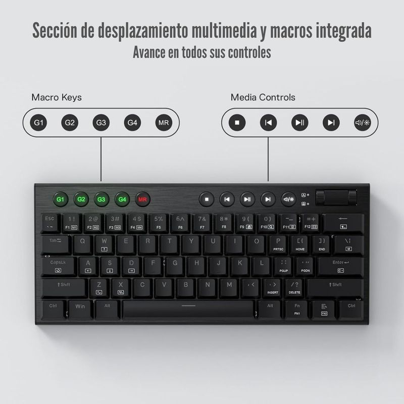 Redragon---Teclado-Horus-Mini-K632-60--Wired-Switch-Red---Negro
