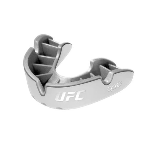 Protector Bucal OPRO UFC Silver Blanco Adulto