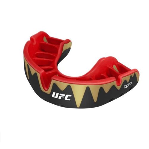 Protector Bucal OPRO UFC Platinium Negro Adulto