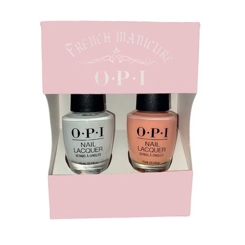 Esmaltes Opi Duo Alpine Snow + Nl Sweet 0.5 Oz. Blanco + Nude