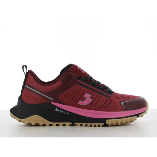 Zapatillas Outdoor Safety Jogger Mujer Low Sj Reflect 583 618373 Guinda