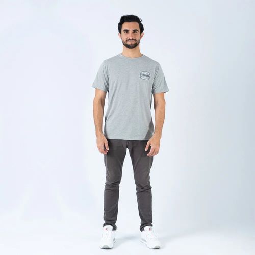 Polo Deportivo Reebok Hombre Badge Graphic Tee Gris Apptr021 Gris