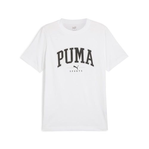 Polo Deportivo Puma Hombre Squad Big Graphic Tee 681791 02 Blanco