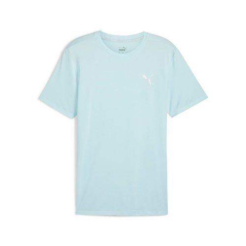 Polo Deportivo Puma Hombre Run Favorite Heather Ss Tee M 523151 81 Celeste