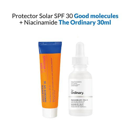 Protector Solar SPF 30 Good Molecules + Niacinamide 30ml The Ordinary