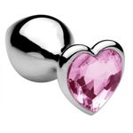 Dilatador-Plug-Anal-Corazon-Rosa-Talla-S
