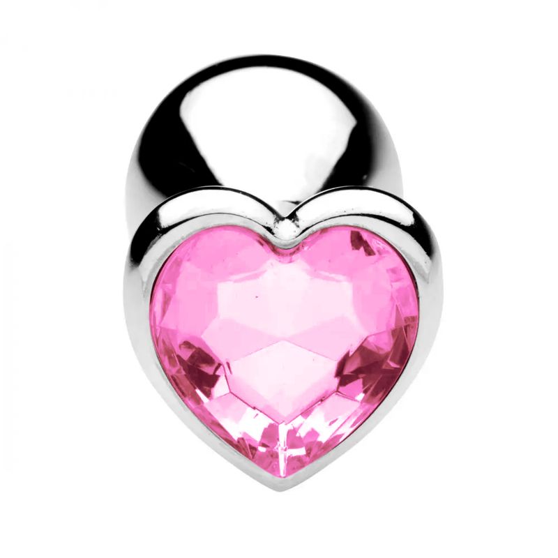 Dilatador-Plug-Anal-Corazon-Rosa-Talla-S