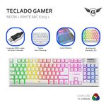 Teclado-Micronics-Neon-Mic-709w-White