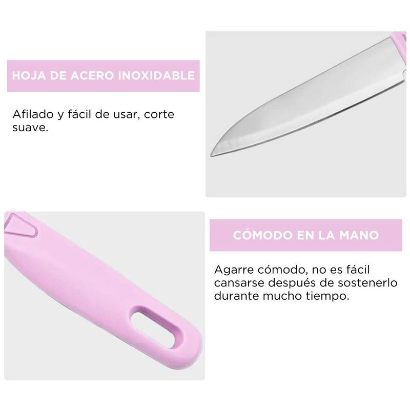 Set-Tabla-de-Picar---Cuchillo---Pelador---Tijera-para-Cocina-Rosado-C51