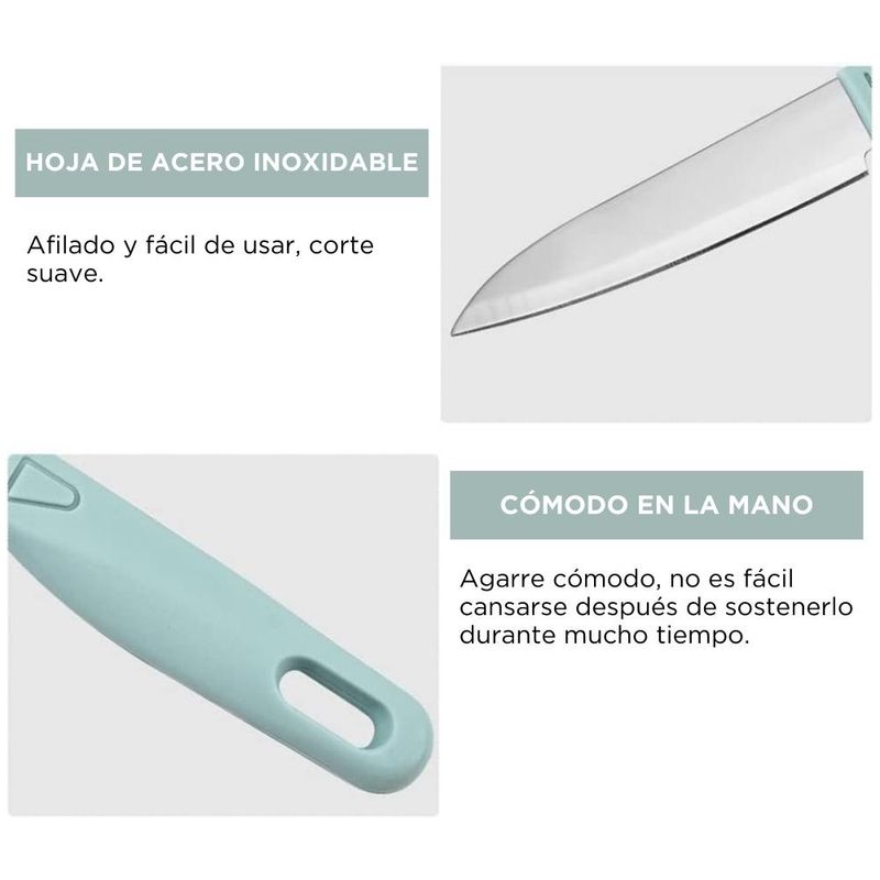 Set-Tabla-de-Picar---Cuchillo---Pelador---Tijera-para-Cocina-Celeste-C51