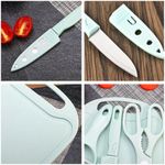 Set-Tabla-de-Picar---Cuchillo---Pelador---Tijera-para-Cocina-Celeste-C51