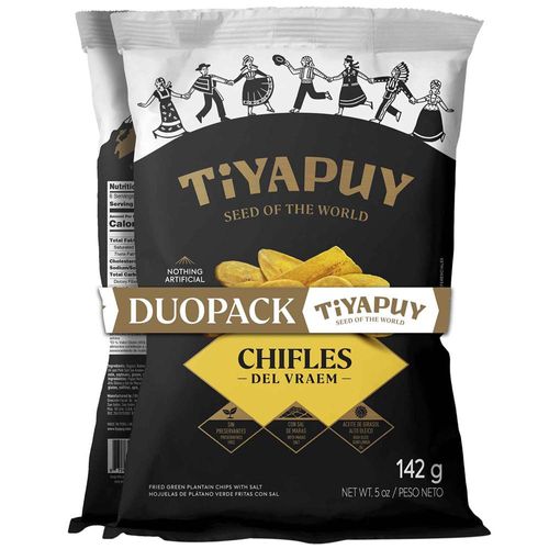 Mix de Papas Nativas TIYAPUY Bolsa 142g + Chifle Salado TIYAPUY Bolsa 142g