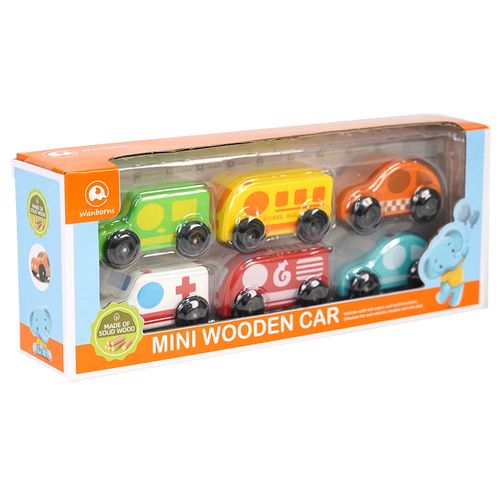 Carritos de  Madera Wb035 JD TOYS