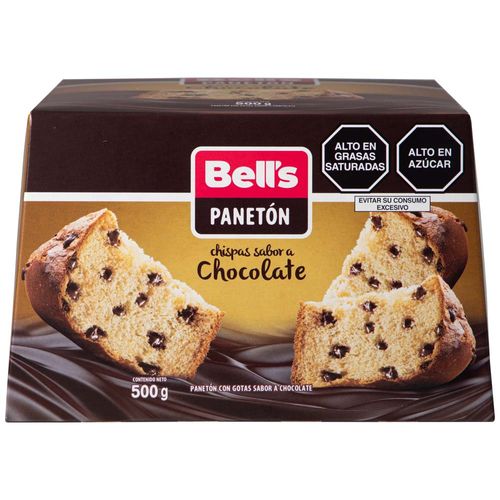 Panetón BELL'S Chispas de Chocolate 500g