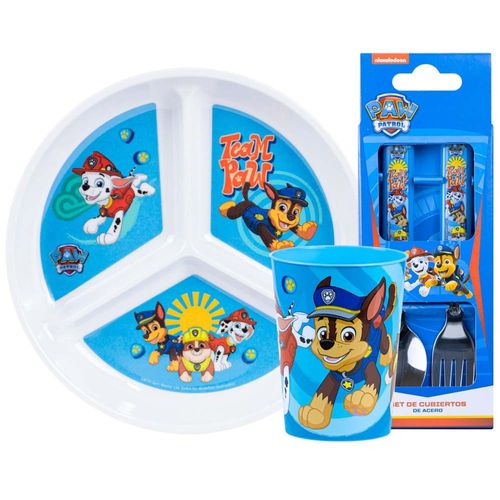 Set Plato con division Paw Patrol H SCOOL