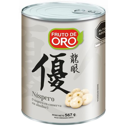 Nísperos en Conserva FRUTO DE ORO Lata 567g