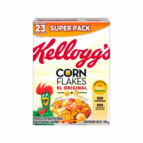 Cereal KELLOGGS Corn Flakes Caja 700g