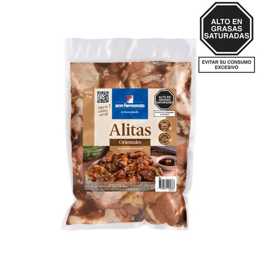 Alitas Maceradas Orientales SAN FERNANDO Paquete 1kg