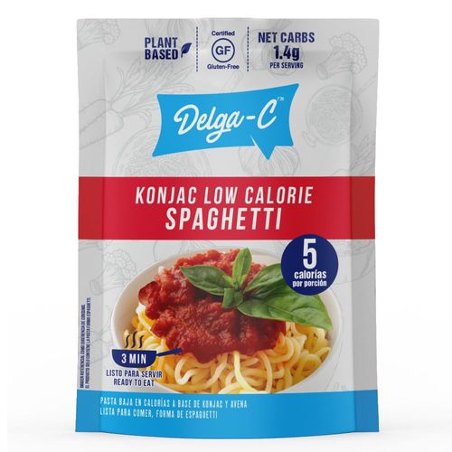 Spaghetti DELGA-C Konjac Bajo en Calorías Doypack 270g