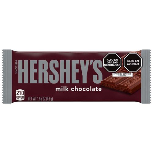 Chocolate con Leche HERSHEY'S Tableta 43gr