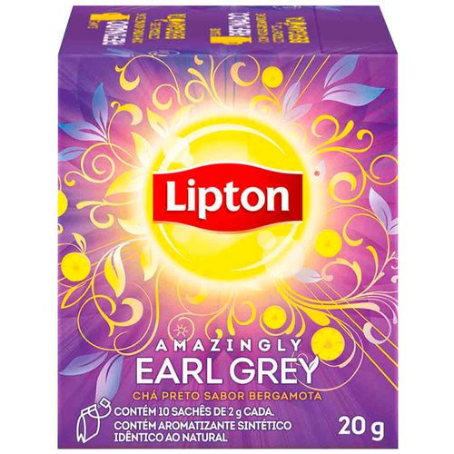 Infusiones LIPTON Té Grey Caja 10un