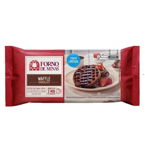 Waffle FORNO DE MINA Sabor a Chocolate Bolsa 280g