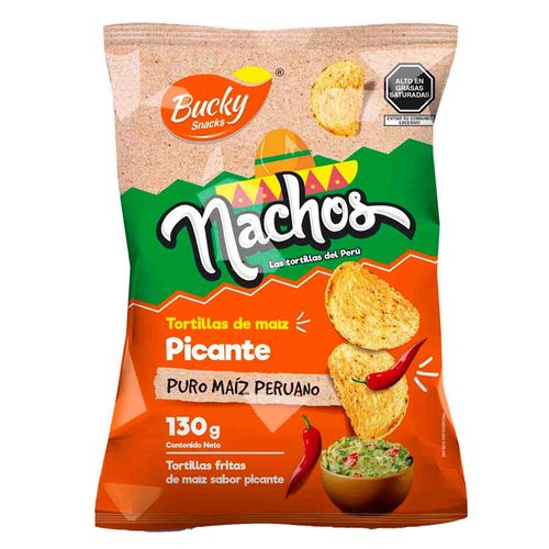 Nachos Picante BUCKY Bolsa 130g