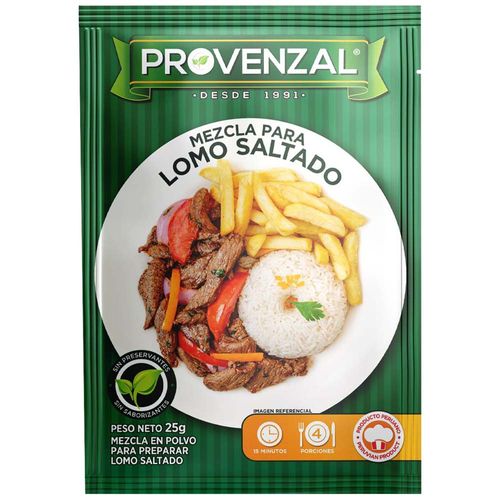 Mezcla en Polvo PROVENZAL para Lomo Saltado Bolsa 25g