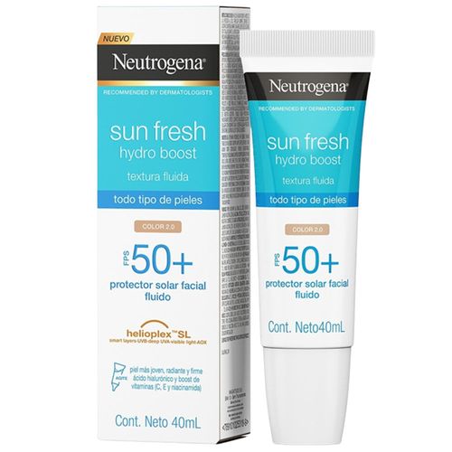 Bloqueador Facial NEUTROGENA Hydro Boost Color 2.0 FPS50 Frasco 40ml