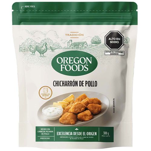 Chicharrón de Pechuga de Pollo OREGAN FOODS Bolsa 300g