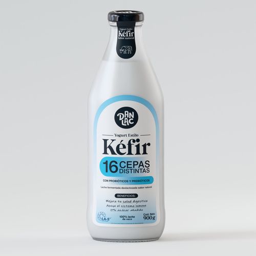 Yogurt Bebible DANLAC Estilo Kéfir Botella 900g