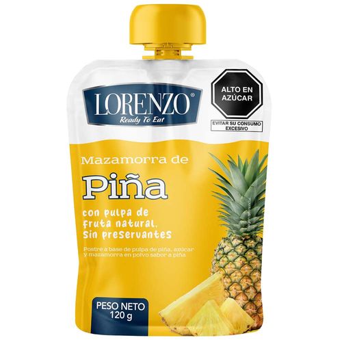 Mazamorra de Piña LORENZO Lista para comer Doypack 120g