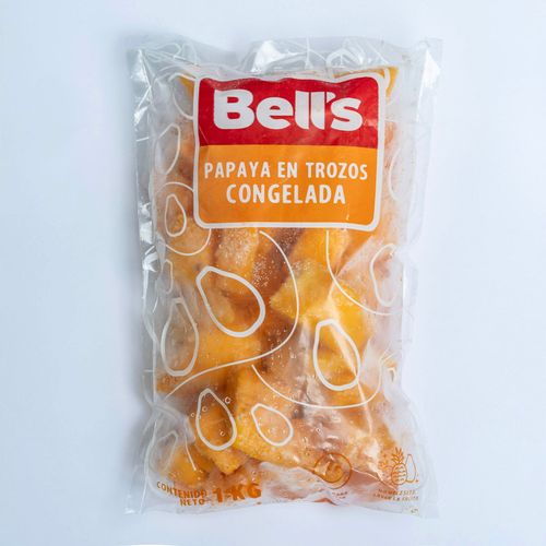 Trozos de Papaya Congelada BELL'S Bolsa 1Kg