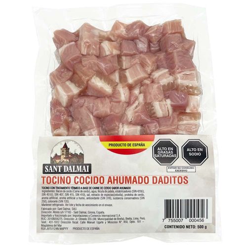 Tocino Cocido SANT DALMAI Ahumado Bolsa 500g