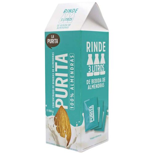 Concentrado de Bebida de Almendras LA PURITA 100% Vegetal 198g