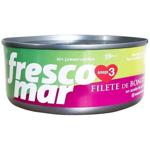 Filete de Bonito FRESCOMAR en Aceite Vegetal Lata 170g