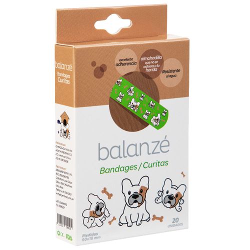 Curitas Diseño Perritos BALANZÉ Caja 20un