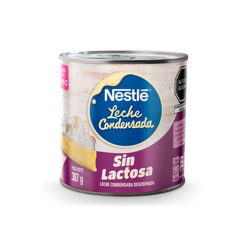 Leche Condensada NESTLÉ Sin Lactosa Lata 387g