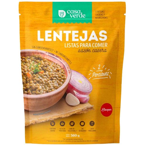 Lenteja CASA VERDE Listas para Comer Doypack 360g