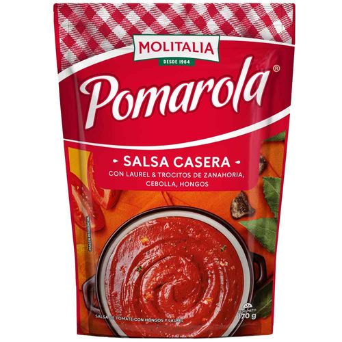 Salsa Casera de Tomate POMAROLA Hong Laur Do Pack 170g