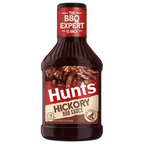 Salsa BBQ Hickory HUNT'S Botella 510g