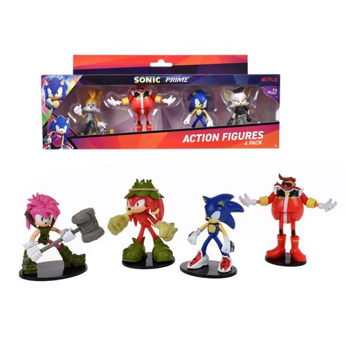 Figura Articulada Pack4 Figura SONIC 8cm (Modelos Aleatorios)