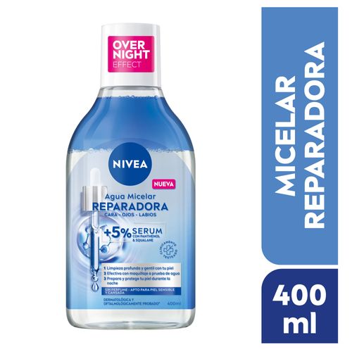 Agua Micelar Bifásica NIVEA Reparadora Frasco 400ml