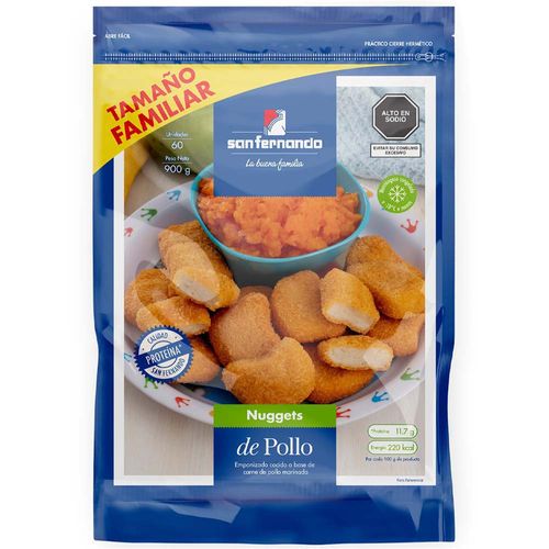 Nuggets de Pollo SAN FERNANDO Bolsa 60un